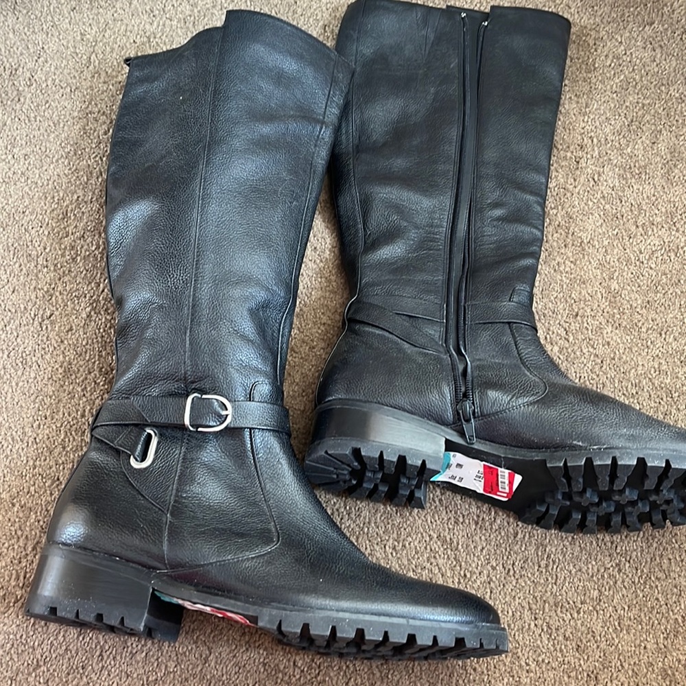 Womens Tall leather Boots 10